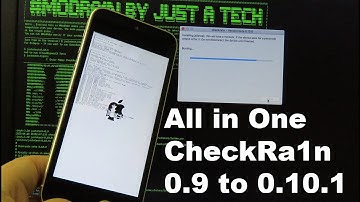 NEW ModRa1n All in One CheckRa1n Version Jailbreak iOS 12/13 Windows USER