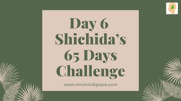 Day 6 | Shichida’s 65 Day Challenge | Right Brain Education