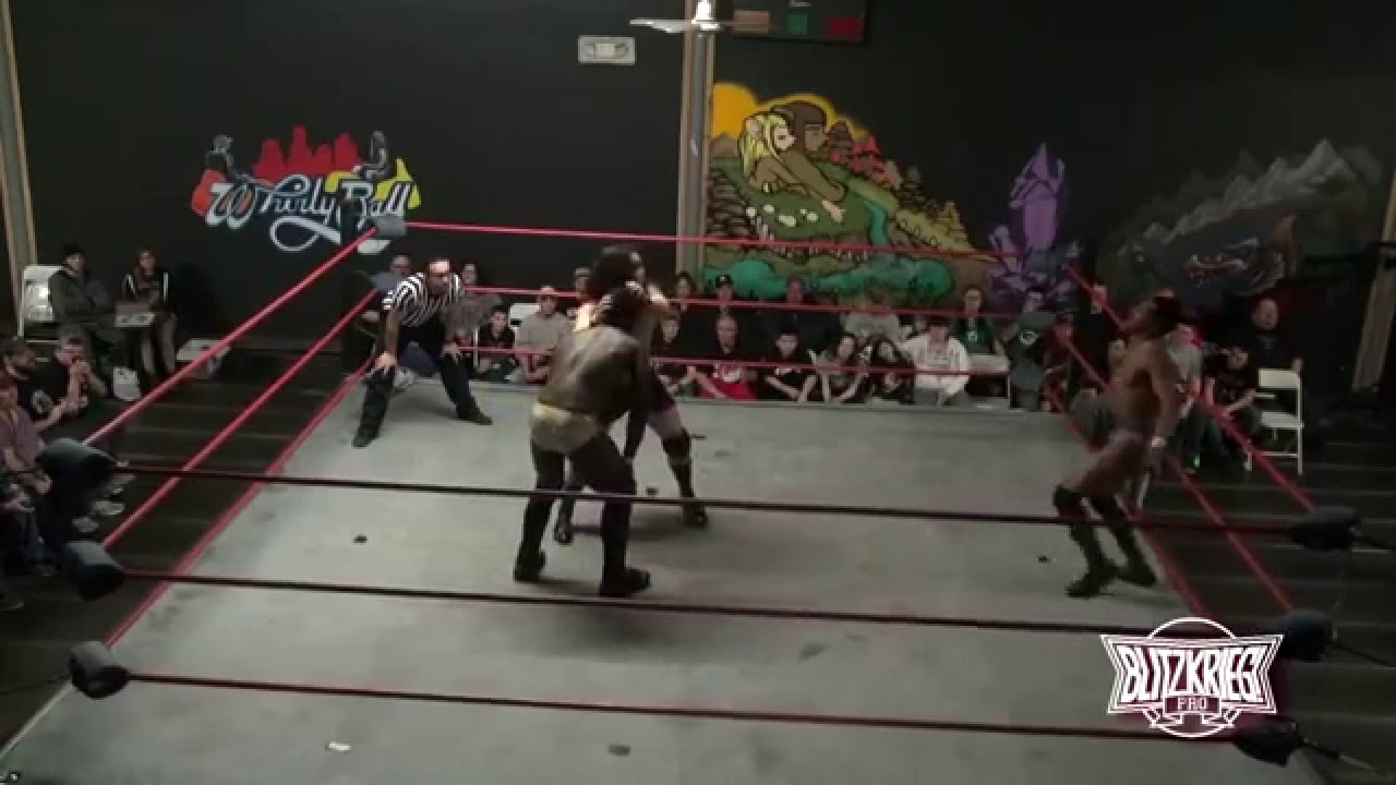 Blitzkrieg! Pro - Sasha Jenkins Vs. Ken Broadway (w/Ariela Nyx) Vs. Tomahawk