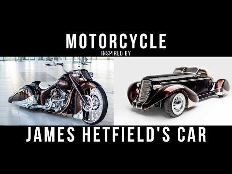 Amazing motorcycle inspired by James Hetfield's car