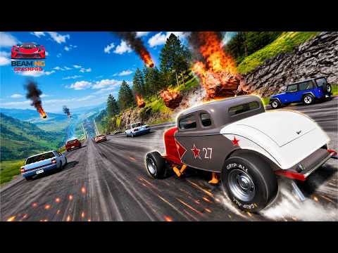 INSANE Full-Speed Downhill Carnage! (No Brakes)#27 | BeamNG.drive