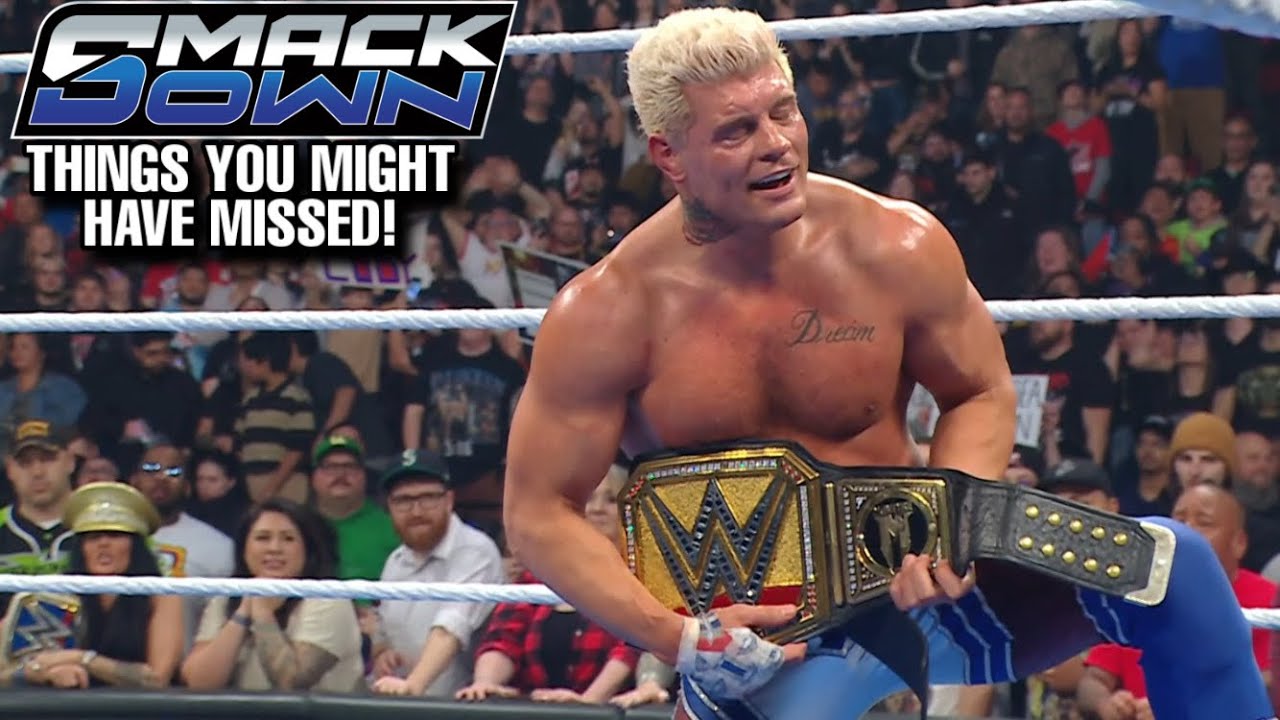 CODY RHODES WINS WWE CHAMPIONSHIP! DANHAUSEN CURSES THE MIZ! WWE SMACKDOWN