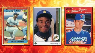 Top 30 Highest Selling Junk Wax Era Baseball Cards!