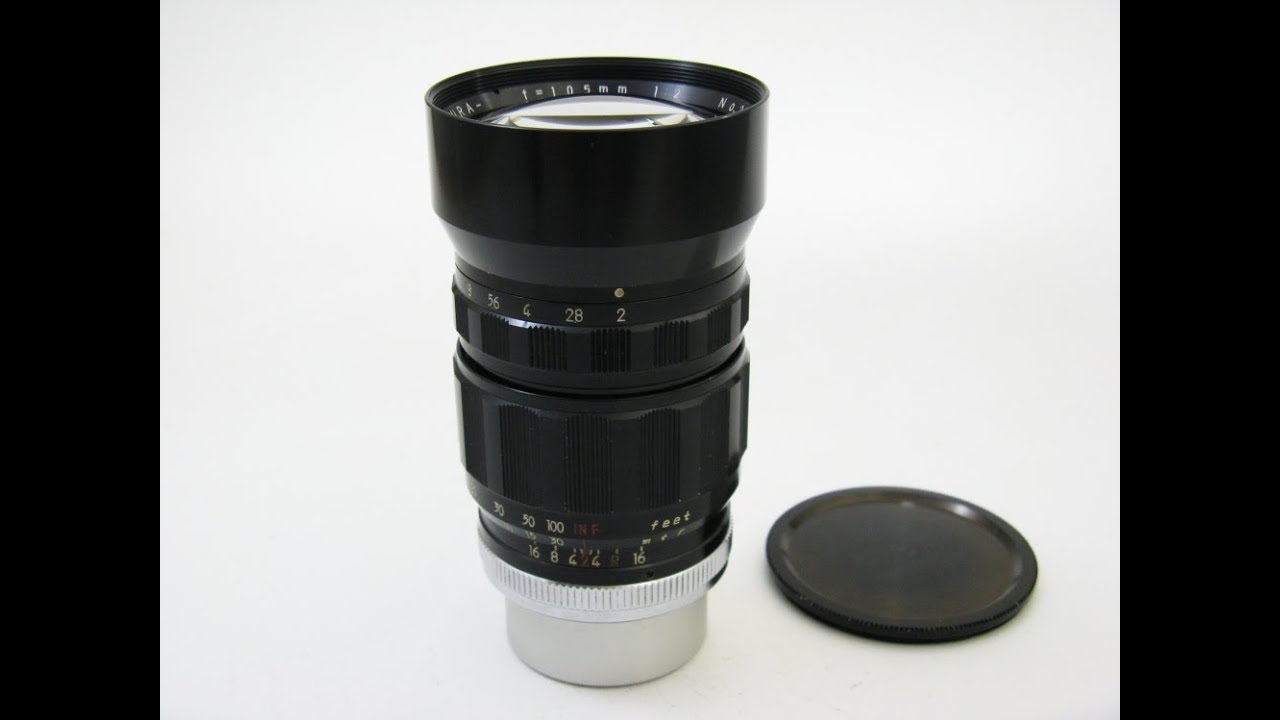 Sankyo koki KOMURAー 105mmF2 - YouTube