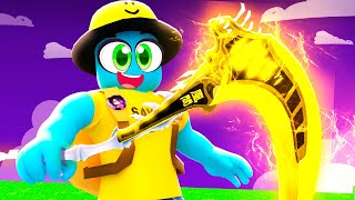 Noob With MYTHIC HOLLOW SCYTHE For 24 Hours (Blox Fruits)