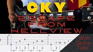 CKY- Escape From Hellview Cover (Guitar Tabs On Screen)