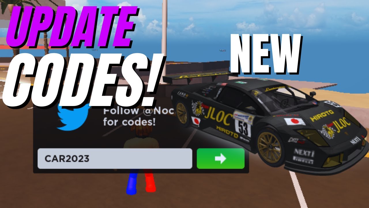 *NEW* UPDATE! CAR* CODES! Driving Simulator ROBLOX YouTube