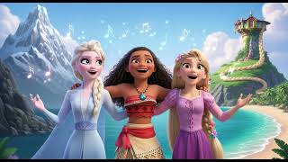 Disney Friendship Song Elsa, Moana & Rapunzel Kids Music