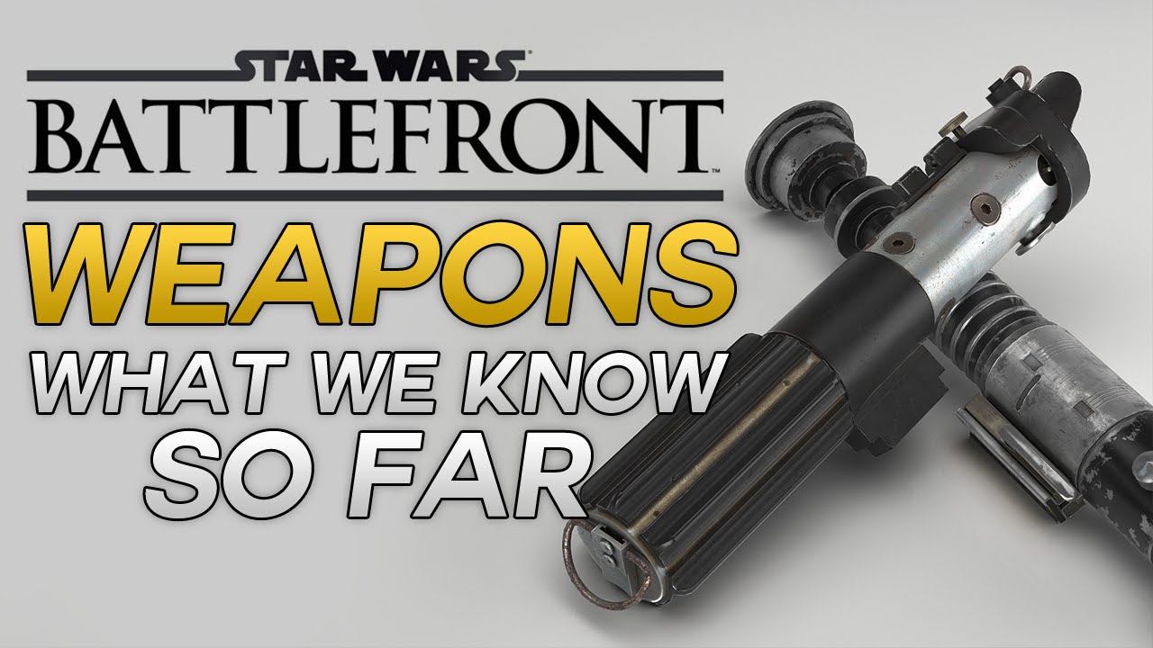 star wars battlefront 2 weapons list