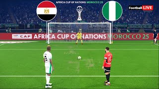 EGYPT vs NIGERIA - Penalty Shootout | Third Place Africa Cup of Nations 2025 | eFootball PES