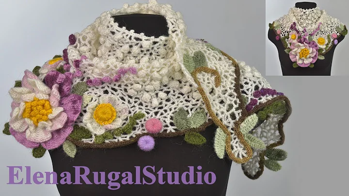 Beautiful Irish Lace Baktus Scarf VIDEO TUTORIAL