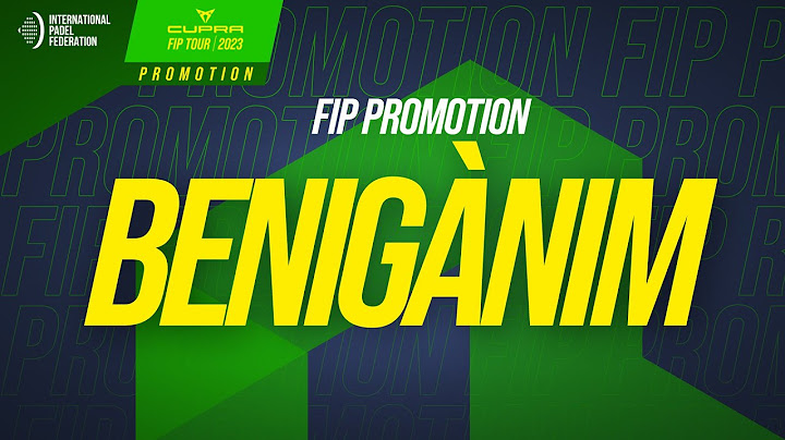 FIP PROMOTION BENIGANIM - Finals