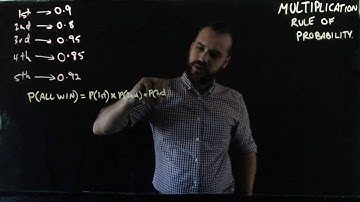 The Multiplication rule of probability worked example