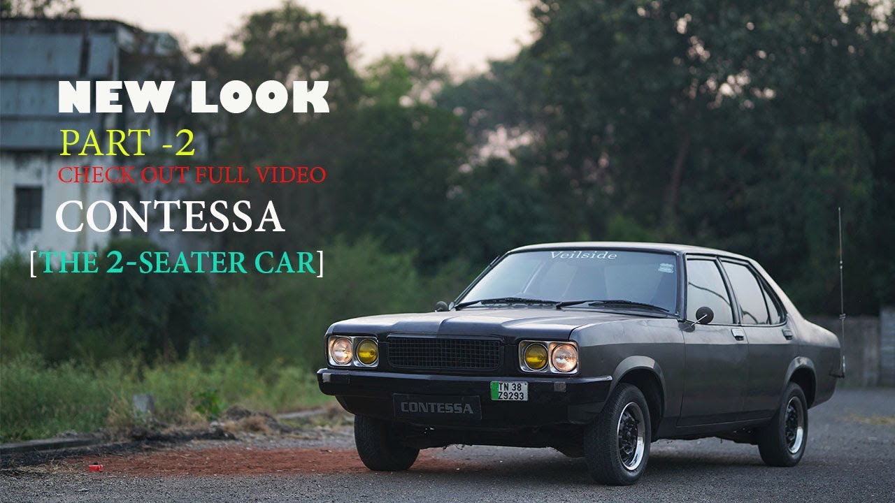 MODIFIED CONTESSA😎 [THE 2-SEATER CAR ]#MODIFIED CARS #MODIFIED CONTESSA ...