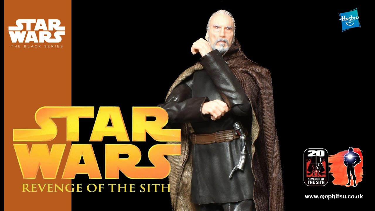 Star Wars Black Series Count Dooku, Revenge of the Sith Anniversary Series 2025