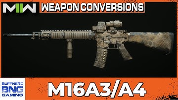 M16A3 & M16A4 Weapon Conversion - Call Of Duty Modern Warfare II