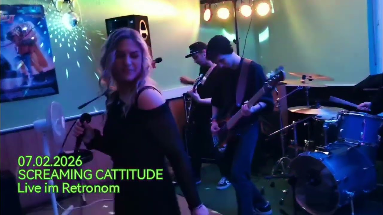 Live-Impressionen SCREAMING CATTITUDE 07.02.2026 🎤🎶🎸