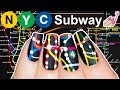 NYC Subway Map Nail Art (not clickbait, Simply Nailogical did this)