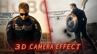 Like Viral 3D Camera Effects Tutorial After Effects Trending Edit Tutorial
