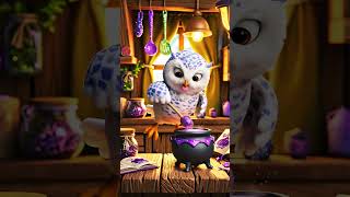 VLOG 📸 ✨ Whimsical cooking magic with our snowy owl! #OwlCooking #MagicInTheKitchen #Whimsy