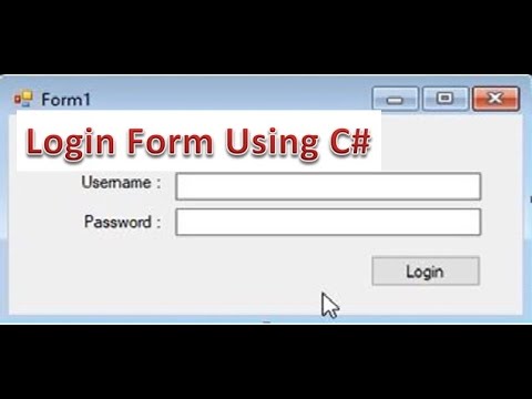 [Source Code] 2020 Login Form using C# and Sqlserver Source Code | City  Software Technologies