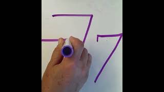 Number Writing 6-10 Whiteboard Practice