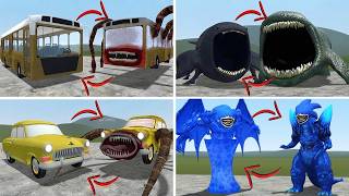 Download lagu EVERYTHING TURNED INTO MONSTERS: SONIC CTHULHU, CAR EATER VS ALL TREVOR HENDERSON BATTLE In GMOD!