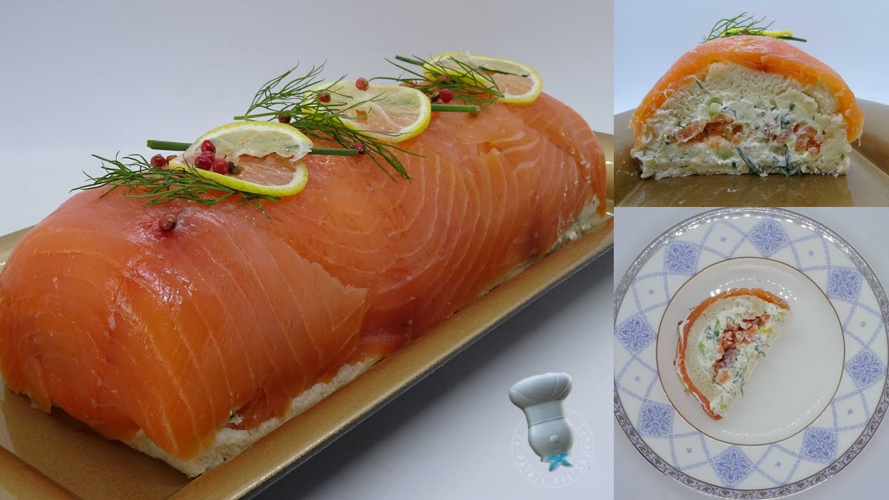 Recette de bûche fraîcheur aux 2 saumons