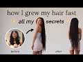 how you can grow long hair FAST without even trying // all my secret hair care tips