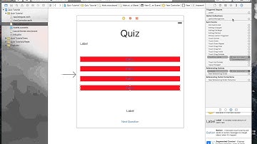 iOS 9 Xcode 7 Swift 2 Tutorial 8: Making a Quiz app part 1