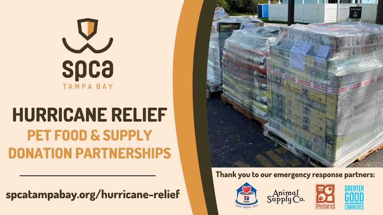 Hurricane Relief from Hill's Pet Nutrition, Greater Good Charities, Petland, & American Supply Co