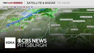 Morning downpours and storms possible in Pittsburgh | KDKA-TV Morning Forecast (8/7)