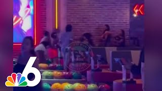 Woman caught on camera hurling bowling ball at another's head in Miami by NBC 6 South Florida 15,868 views 7 days ago 48 seconds