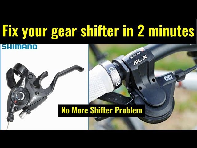 how to repair shimano gear shifter mtb india cyclerider roy youtube