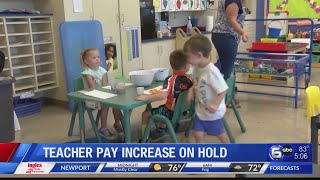 Tennessee teacher pay increase on hold