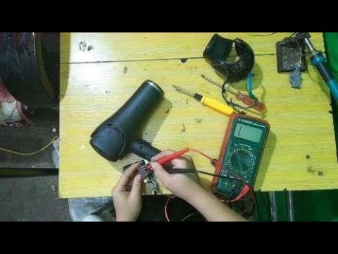 吹风机开关失灵，引起手把发热，需更换此种特殊开关