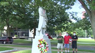 Christopher Columbus statue beheaded over July 4th weekend in Connecticut