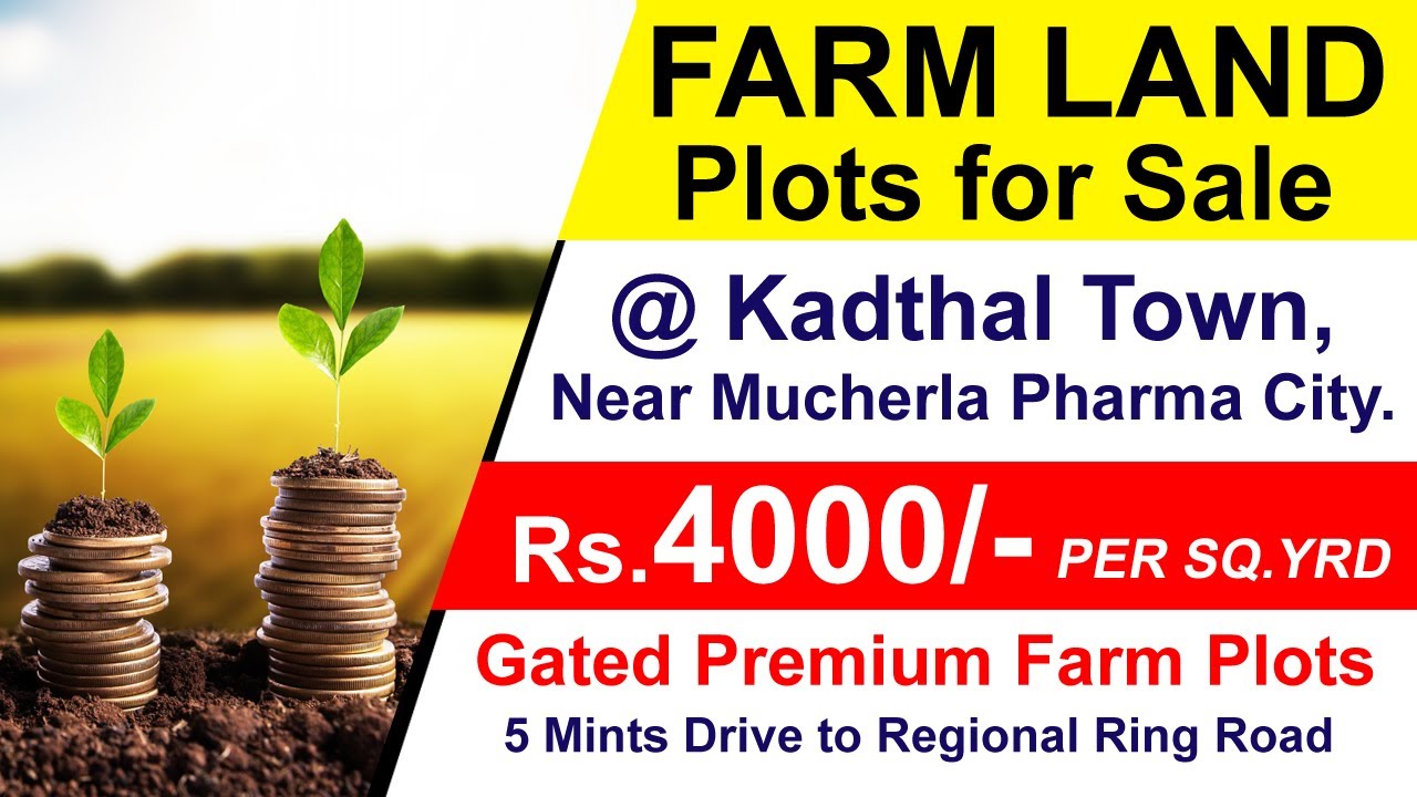 Farm Land Plots for Sale in Kadthal Gated Premium Farm Plots Near