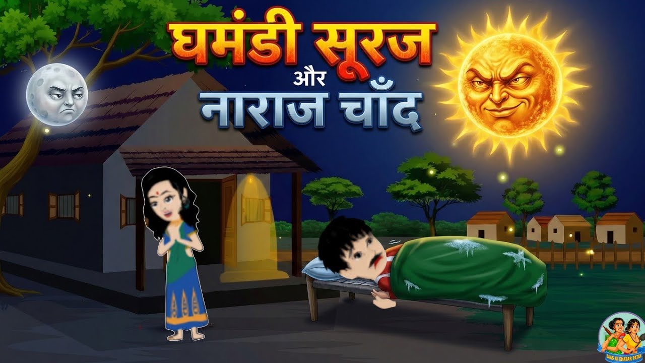 घमंडी सूरज और नाराज चाँद | Magical Stories | Hindi Kahani | Cartoon | Jadui Kahani #jaduikahaniya