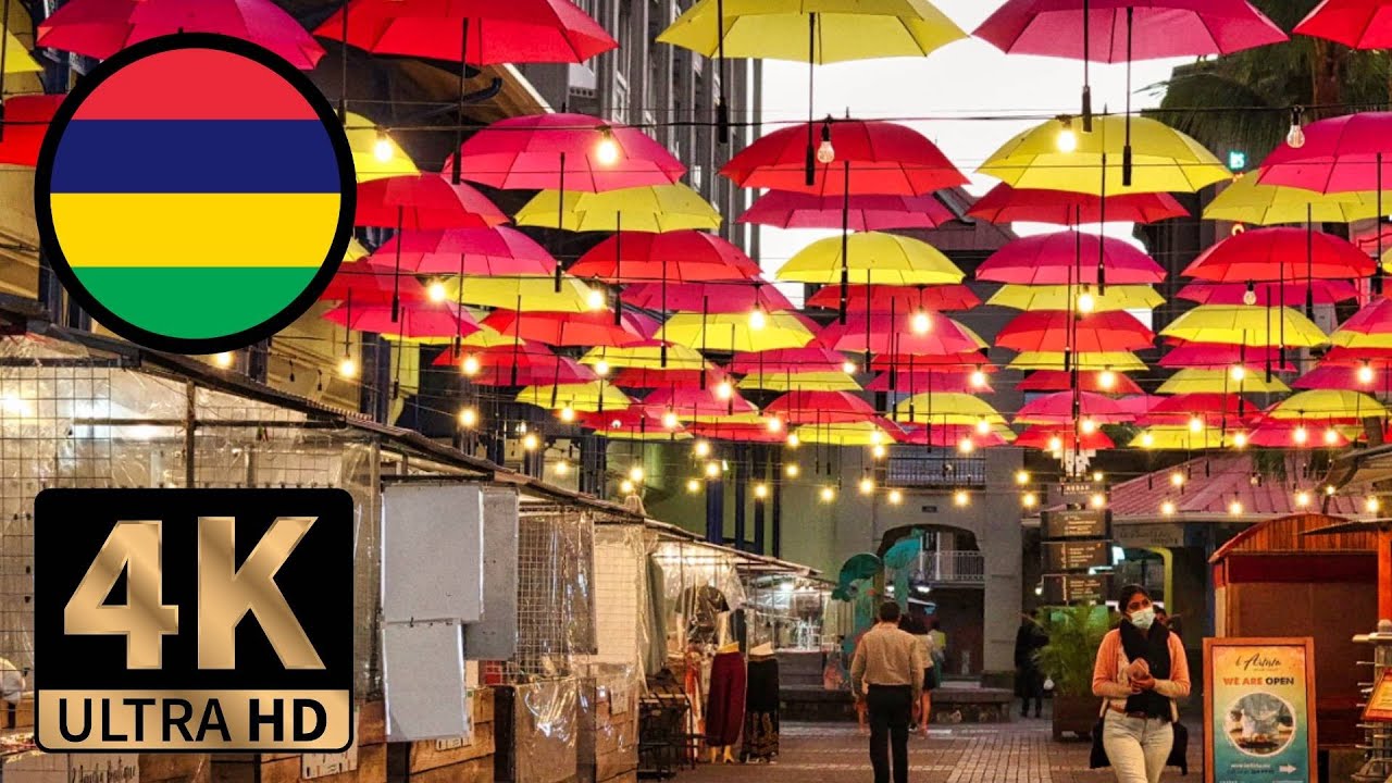 Winter In Mauritius 【4K 60fps】MAURITIUS IN WINTER - Port Louis walk from day to night - YouTube