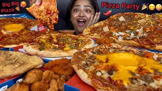 Big Big 6 In 1 Pizzacheese Volcano Pizza, Peppy Paneer Pizza, Korean Garlic Bread Fried Chicken