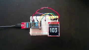 8 MHz Arduino, Ucglib library w/ ST7735, transparent rendering