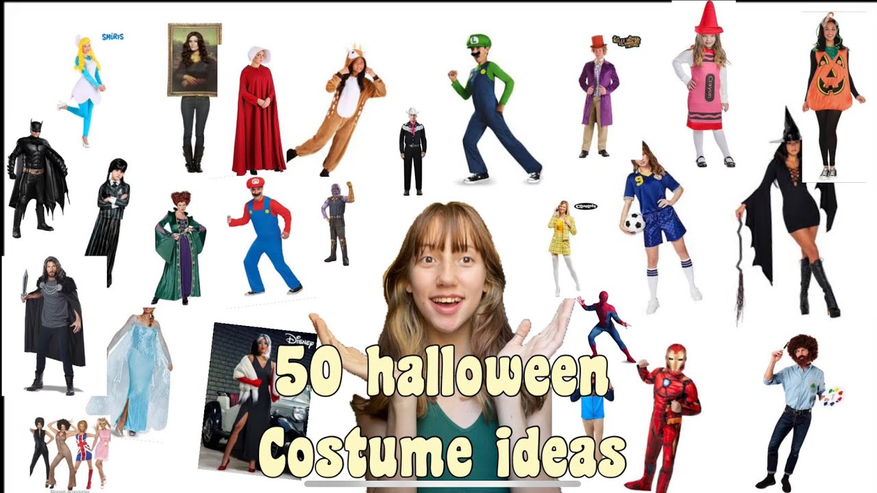 50 HALLOWEEN COSTUME IDEAS! YouTube