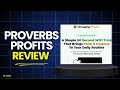 Proverbs Profits Review: Legit 60 Second WiFi Money Maker? Can You Really Earn?