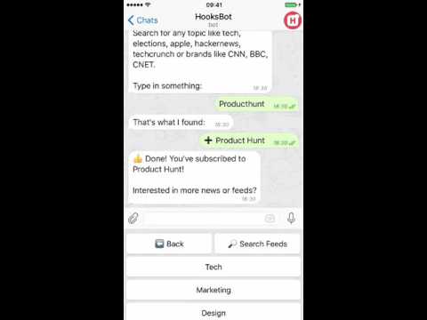 Notifications BOT by Hooks