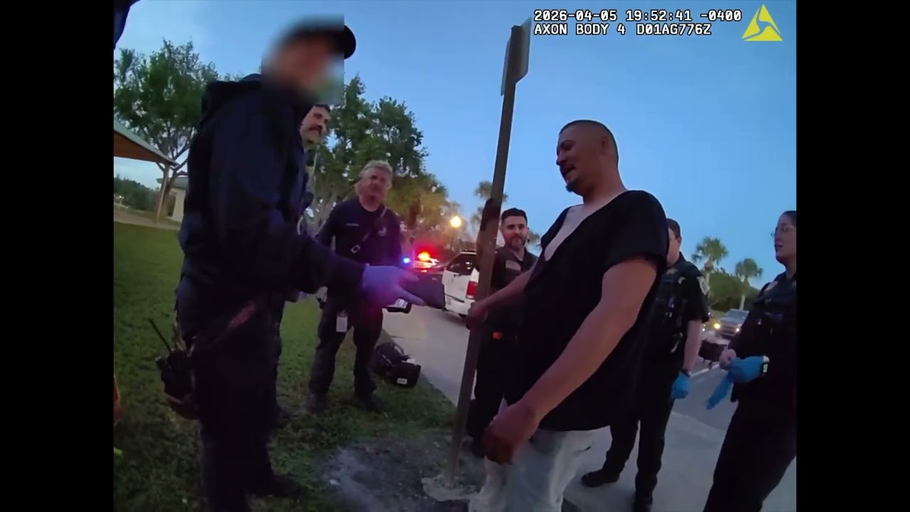 Extremely Drunk Florida Man Threatens Firefighter &amp; Deputy After Wild Park Arrest