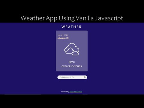 Made Responsive Weather