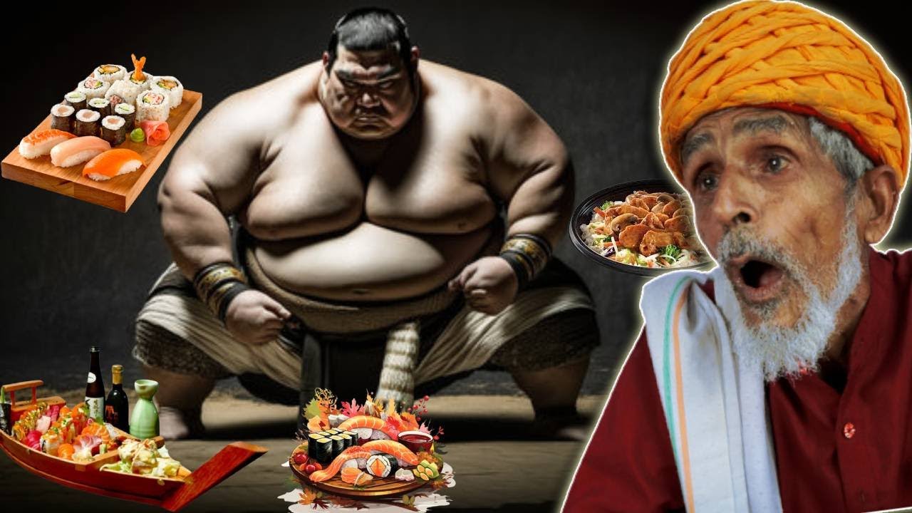 Villagers React to Living with Sumo Wrestlers for a Day in Tokyo: 10,000-Calorie Diet Challenge!
