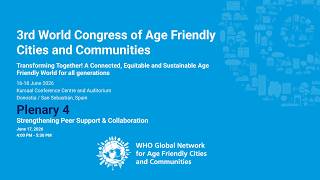 Plenary 4 - Strengthening Peer Support & Collaboration. English