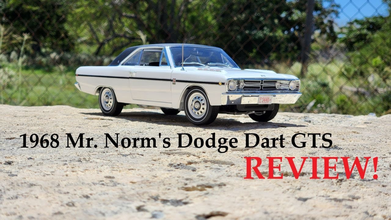 1968 Mr Norm's Dodge Dart GTS Diecast Unboxing and Review (1/18